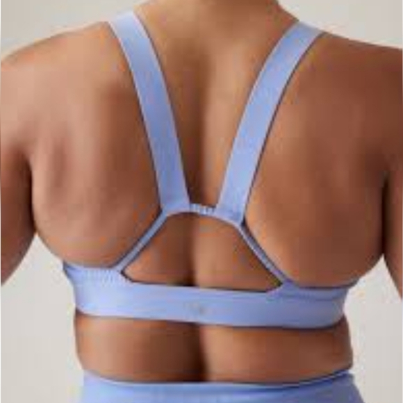 ATHLETA | Exhale Rib Bra, Tempest Violet - Picture 4 of 10